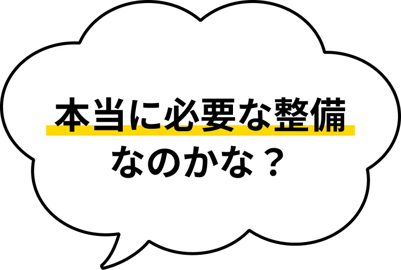 本当に必要な整備なのかな？