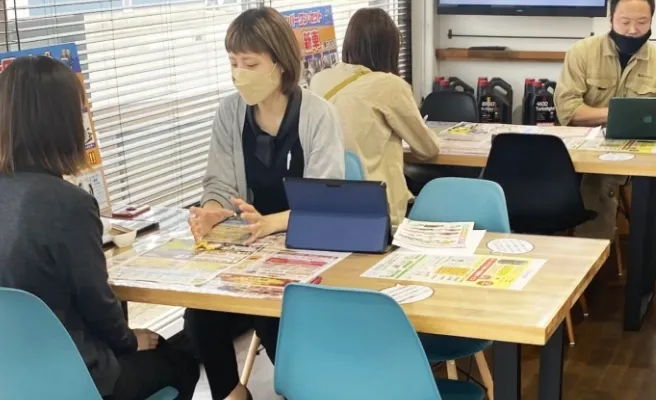 交通事故でも的確にお客様にアドバイスします。